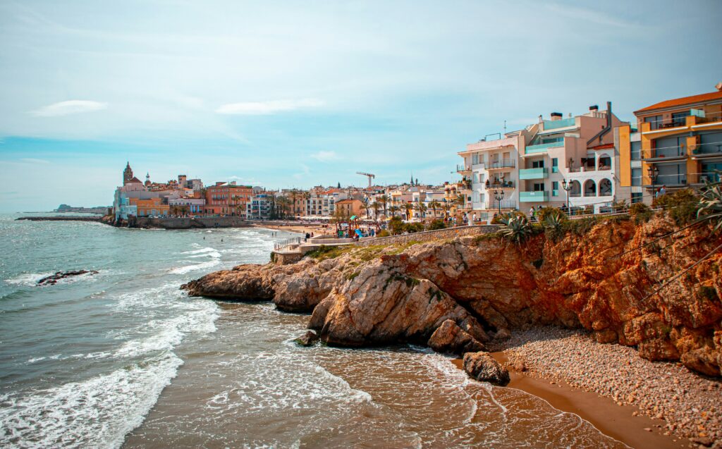 Sitges, Spain a great day trip from Barcelona with kids