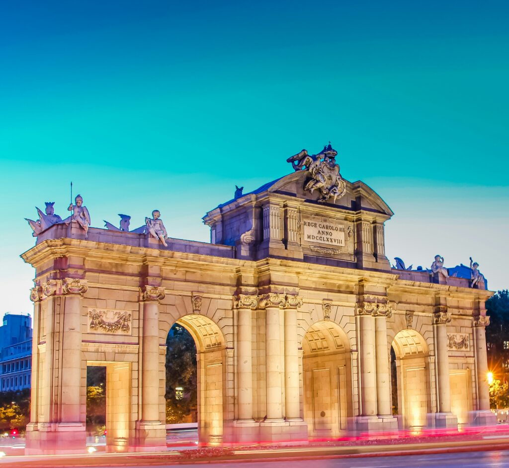 Puerta de Alcalá in Madrid, Spain