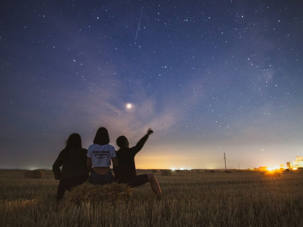 Stargazing with family