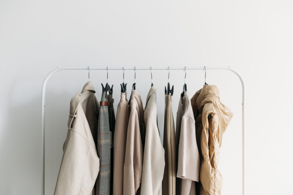 Simplified and stylish travel capsule wardrobe for versatile packing