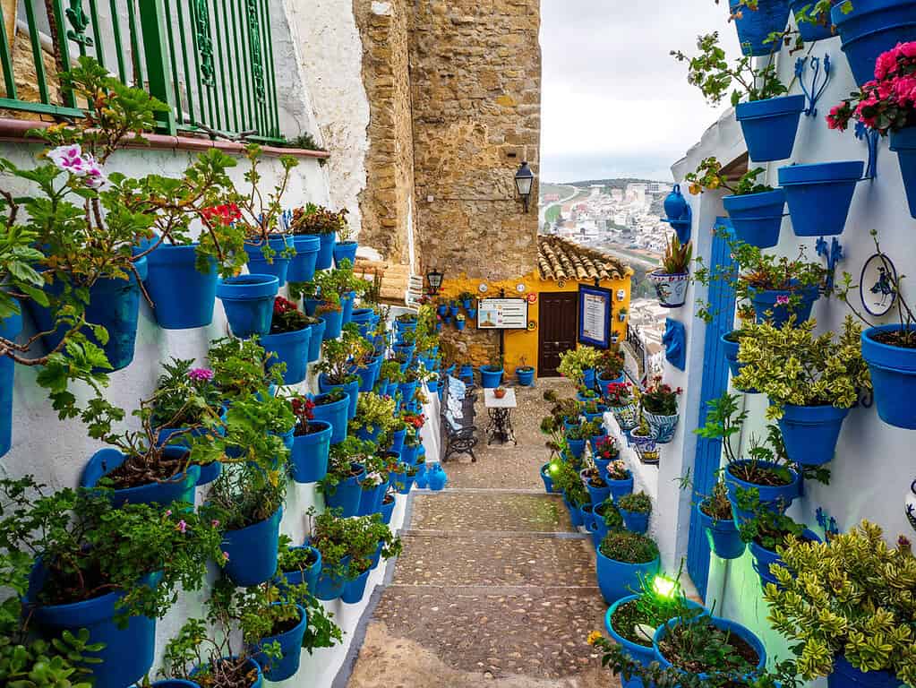 Iznajar beautiful village of Cordoba province. Andalusia, Spain