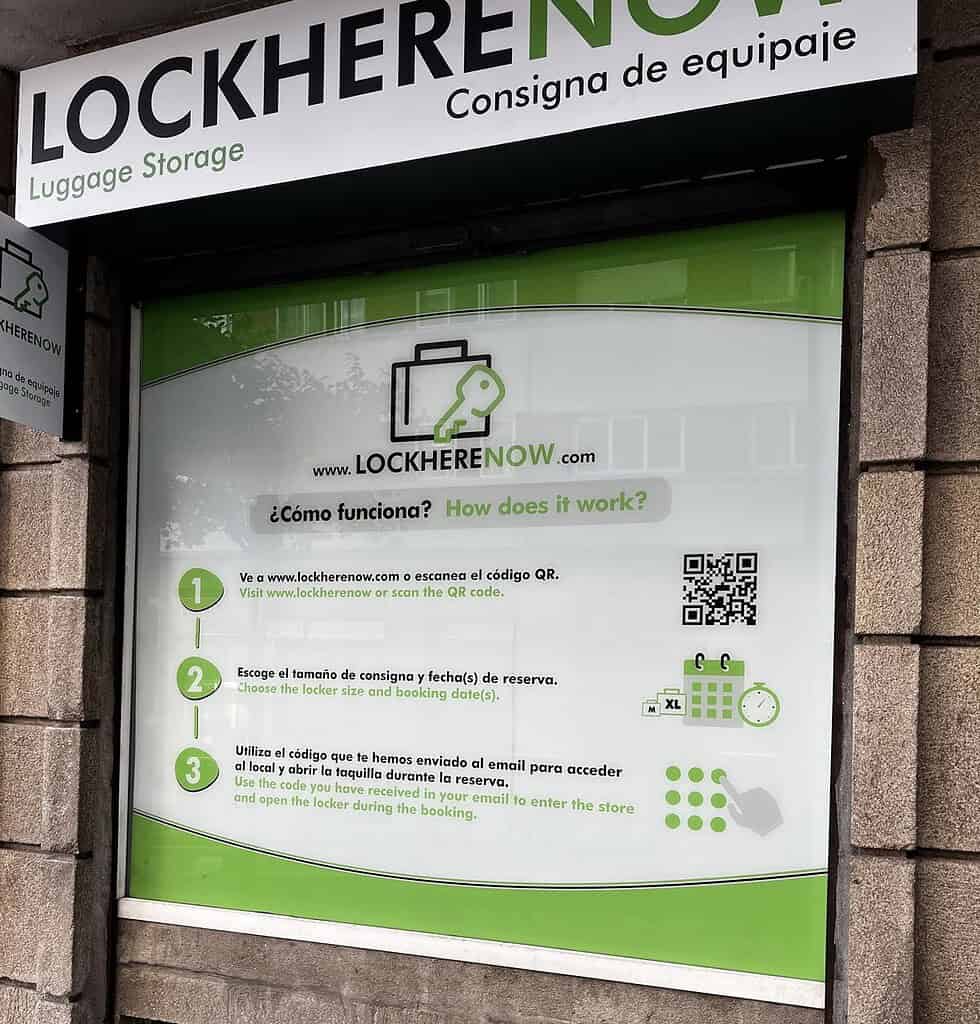 LockHereNow Santiago de Compostela: Secure luggage storage in Santiago de Compostela near train & bus stations.