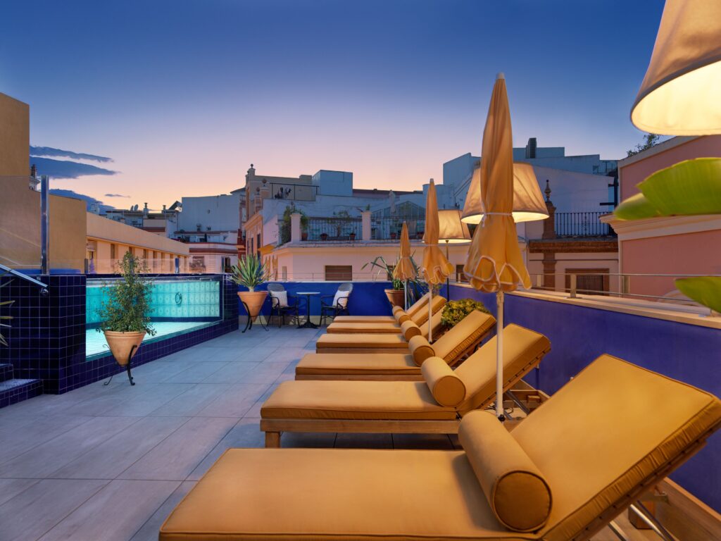 Swimming pool at H10 Corregidor Boutique Hotel Seville